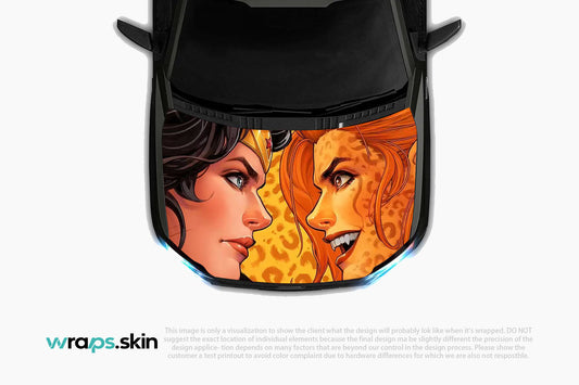 Premium Custom Anime Character Hood Wrap Amazonian Warrior Series