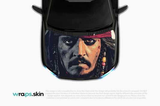 Premium Custom Anime Character Hood Wrap Ocean Explorer Portrait Series