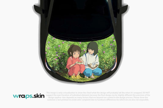 Premium Custom Anime Character Hood Wrap Mystical Friendship Series