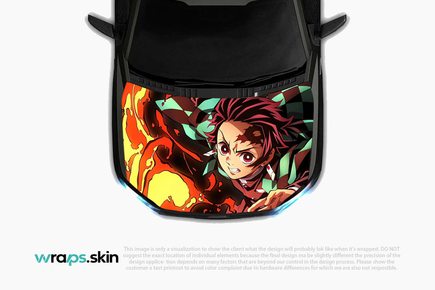 Blazing Spirit Premium Custom Hood Wrap