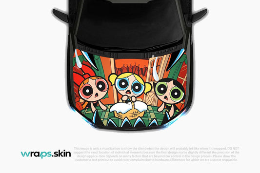 Premium Custom Anime Character Hood Wrap Cute Defenders Family Series