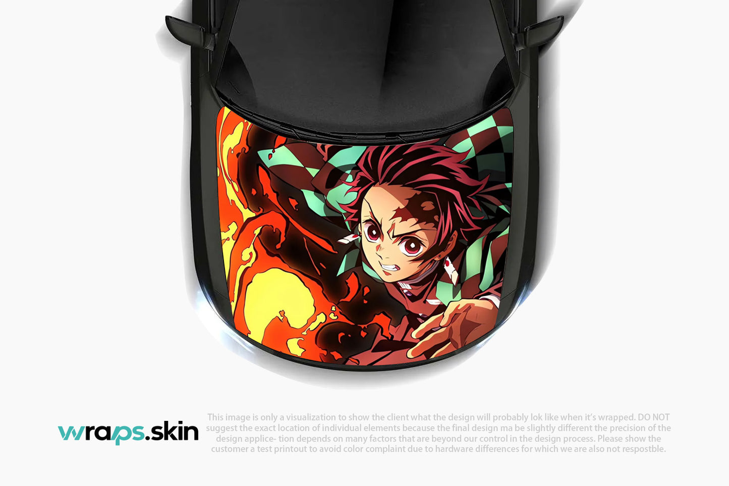 Blazing Spirit Premium Custom Hood Wrap