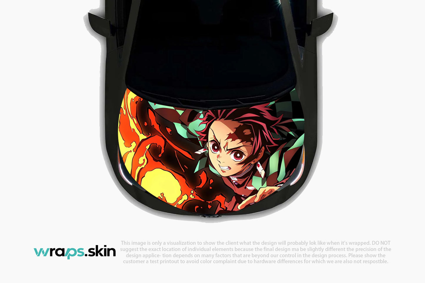 Blazing Spirit Premium Custom Hood Wrap