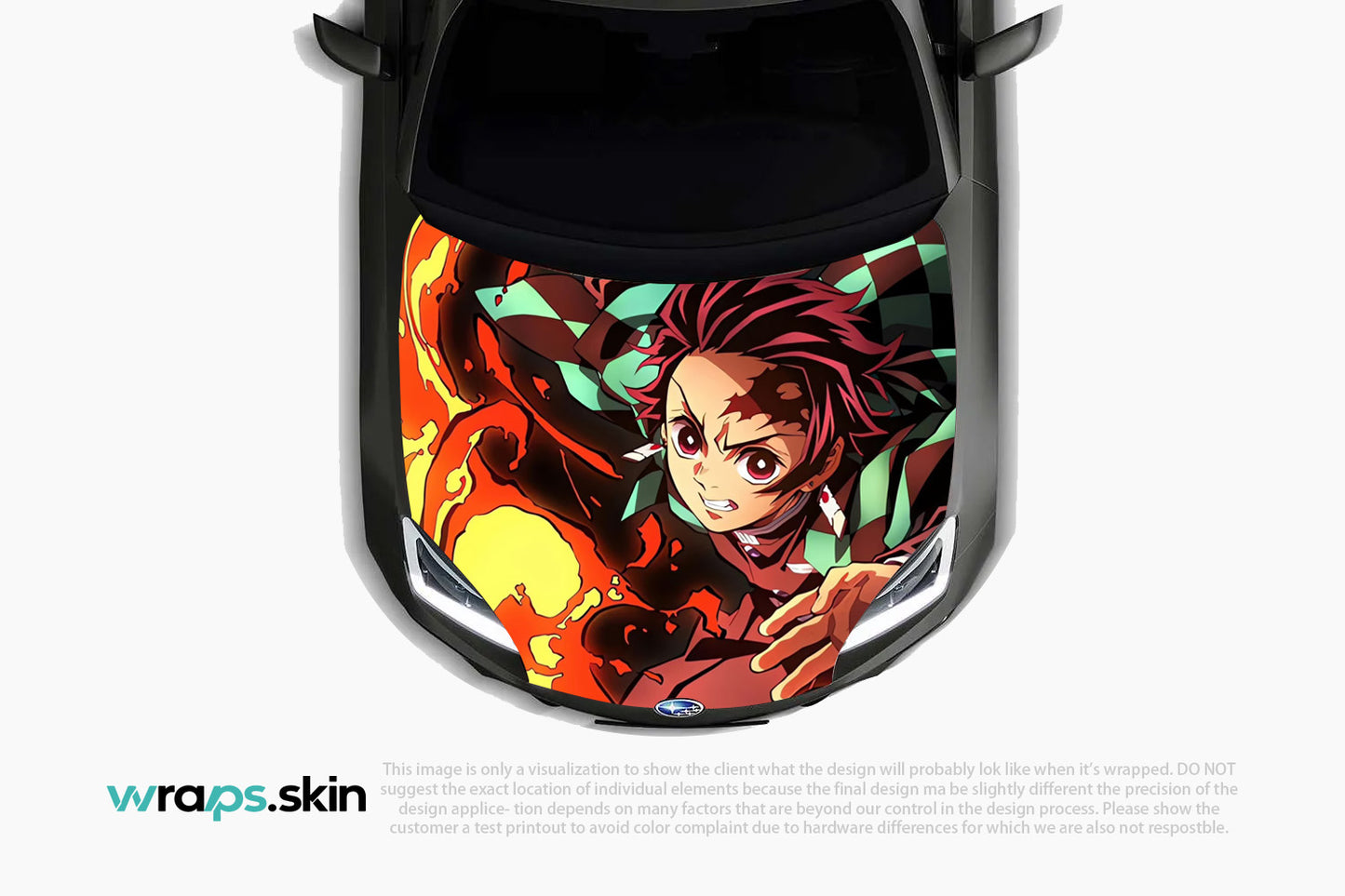 Blazing Spirit Premium Custom Hood Wrap