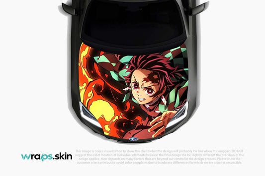 Blazing Spirit Premium Custom Hood Wrap