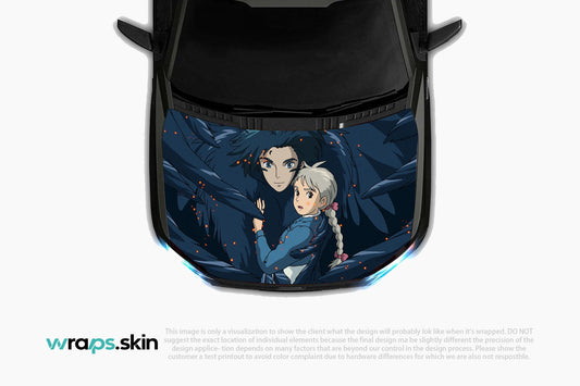 Premium Custom Anime Character Hood Wrap Magical Flight Romance Series
