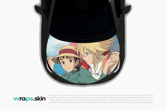Premium Custom Anime Character Hood Wrap Wandering Fortress Romance Series