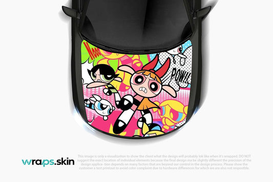 Premium Custom Anime Character Hood Wrap Dynamic Action Heroes Series