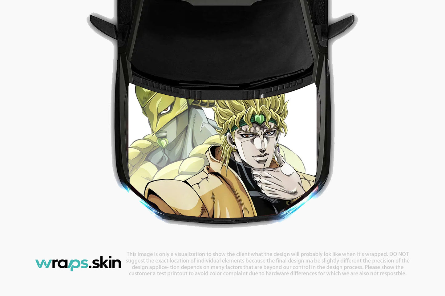 Golden Supremacy Premium Custom Hood Wrap