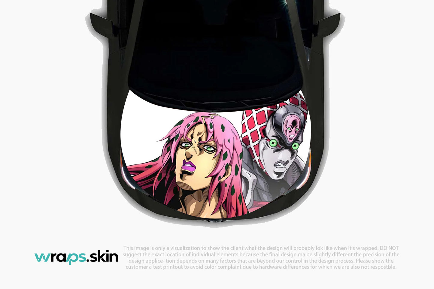 Crimson Destiny Premium Custom Hood Wrap