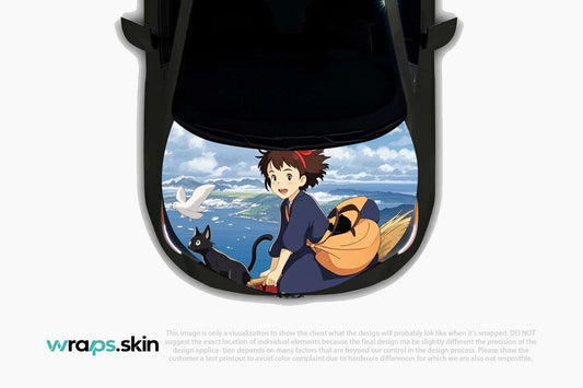 Premium Custom Anime Character Hood Wrap Skybound Delivery Series
