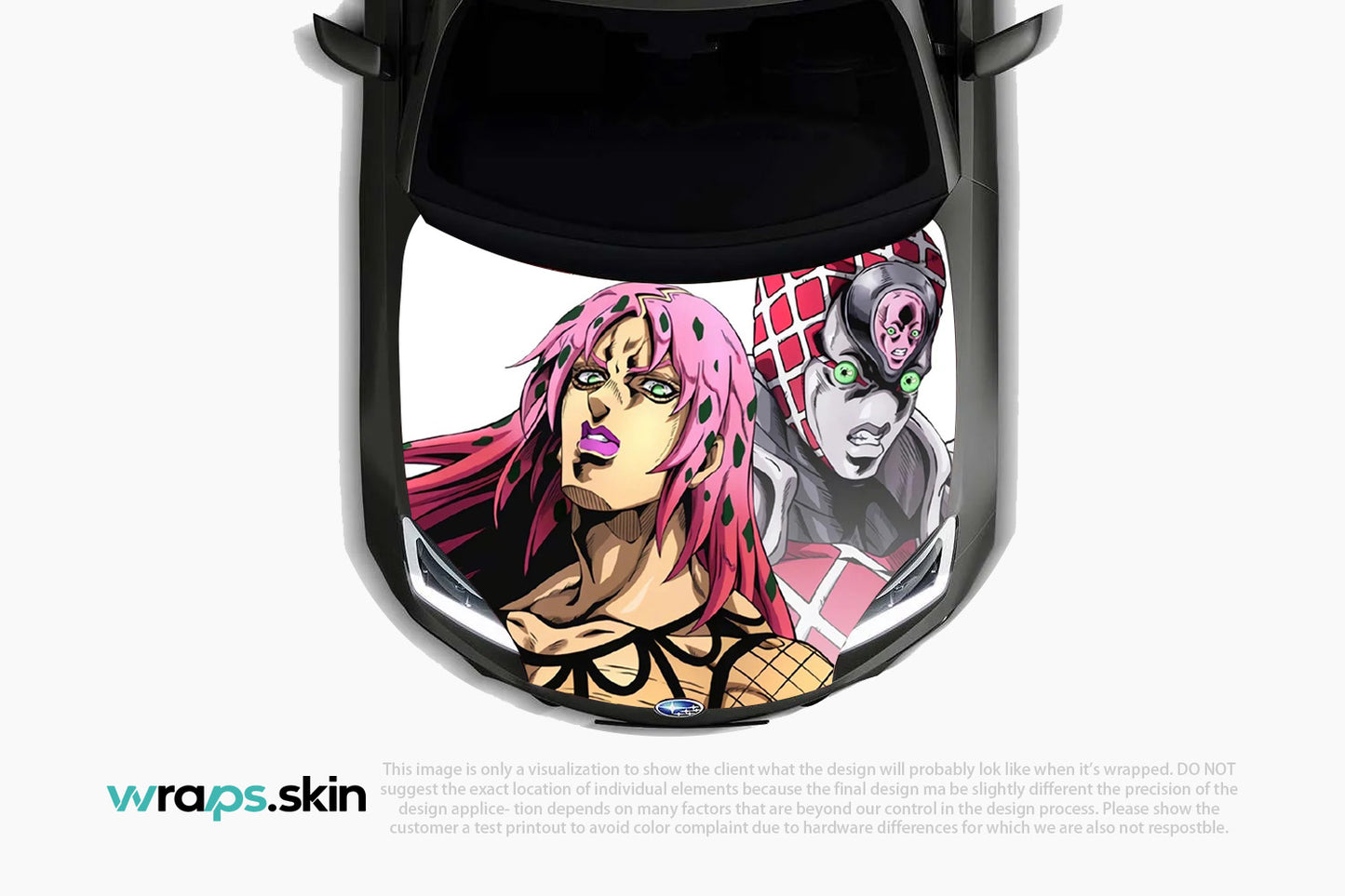 Crimson Destiny Premium Custom Hood Wrap