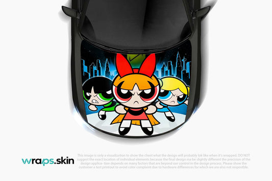 Premium Custom Anime Character Hood Wrap Urban Guardians Alliance Series