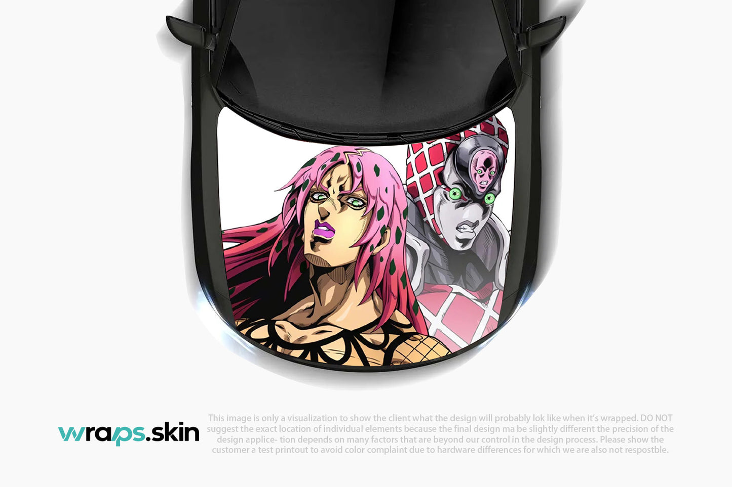 Crimson Destiny Premium Custom Hood Wrap