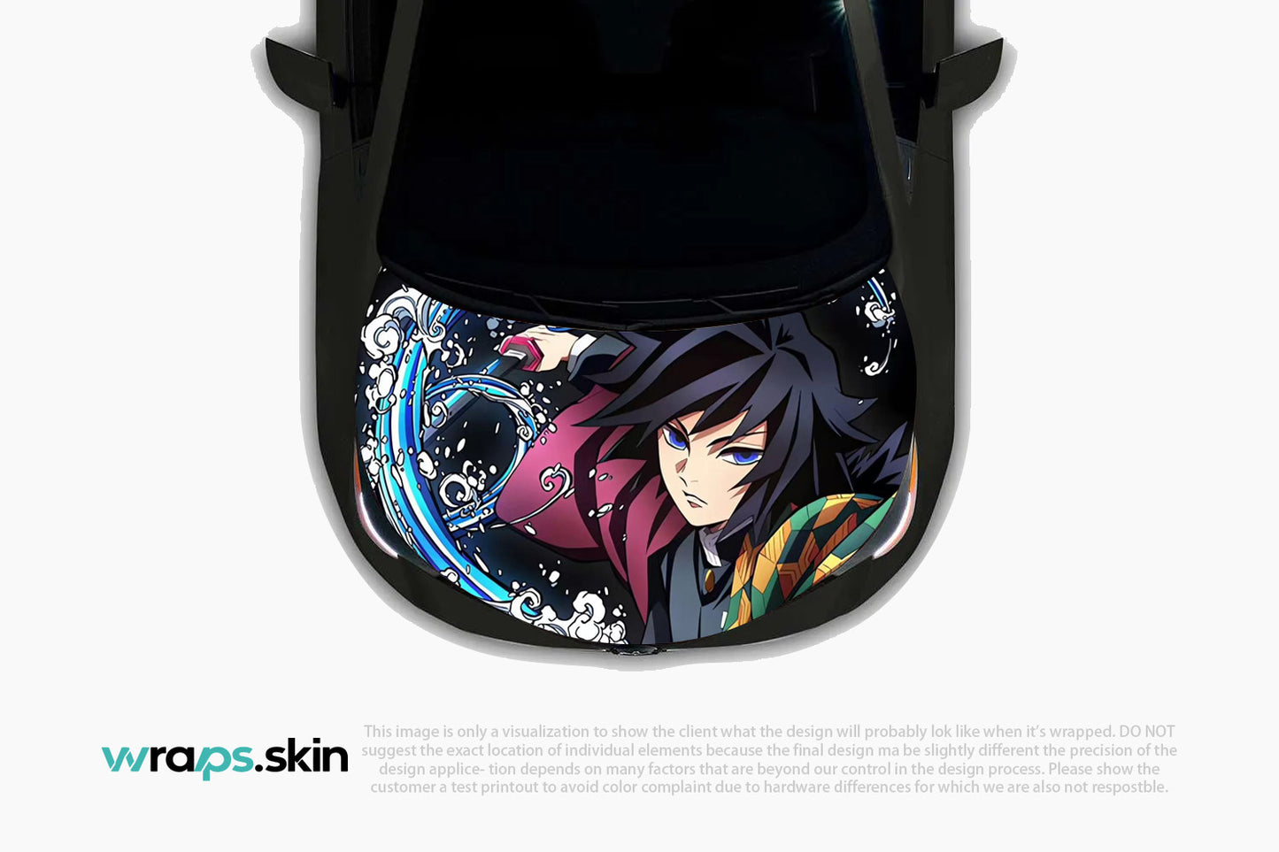 Tidal Serenity Premium Custom Hood Wrap