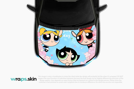 Premium Custom Anime Character Hood Wrap Good Day Celebration Series