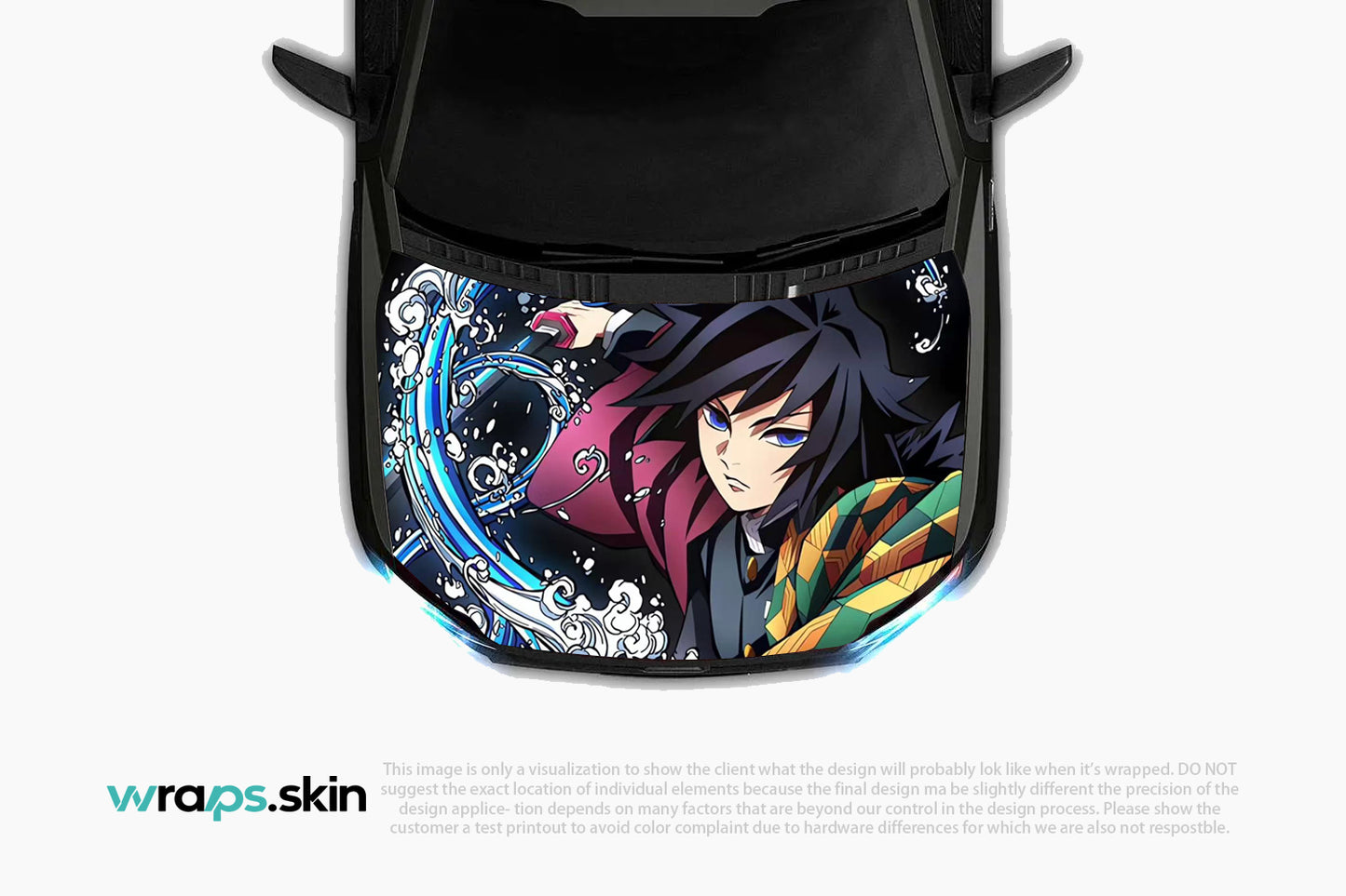 Tidal Serenity Premium Custom Hood Wrap