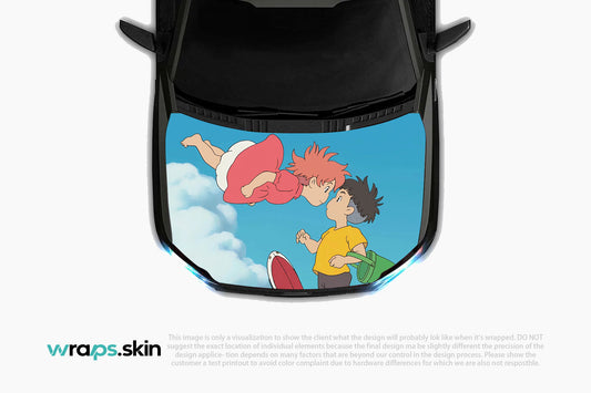 Premium Custom Anime Character Hood Wrap Ocean Magic Friendship Series