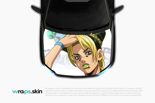 Emerald Resolve Premium Custom Hood Wrap