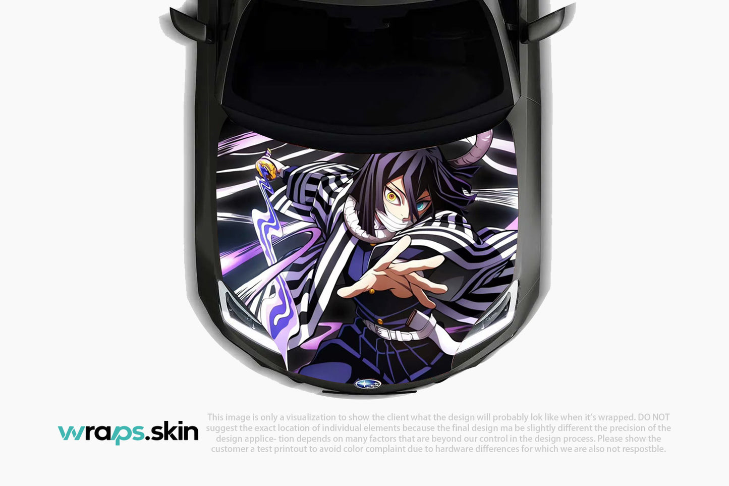 Serpentine Strike Premium Custom Hood Wrap