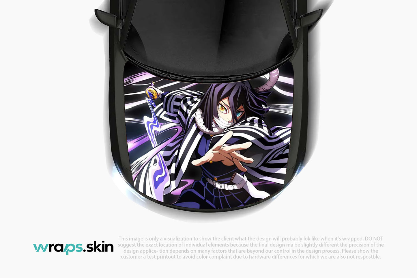 Serpentine Strike Premium Custom Hood Wrap