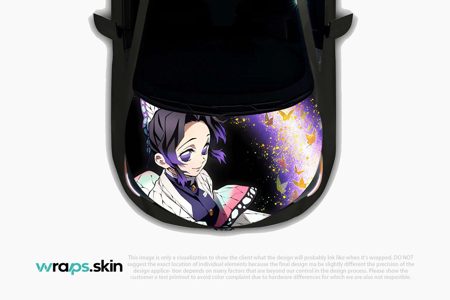 Ethereal Wings Premium Custom Hood Wrap