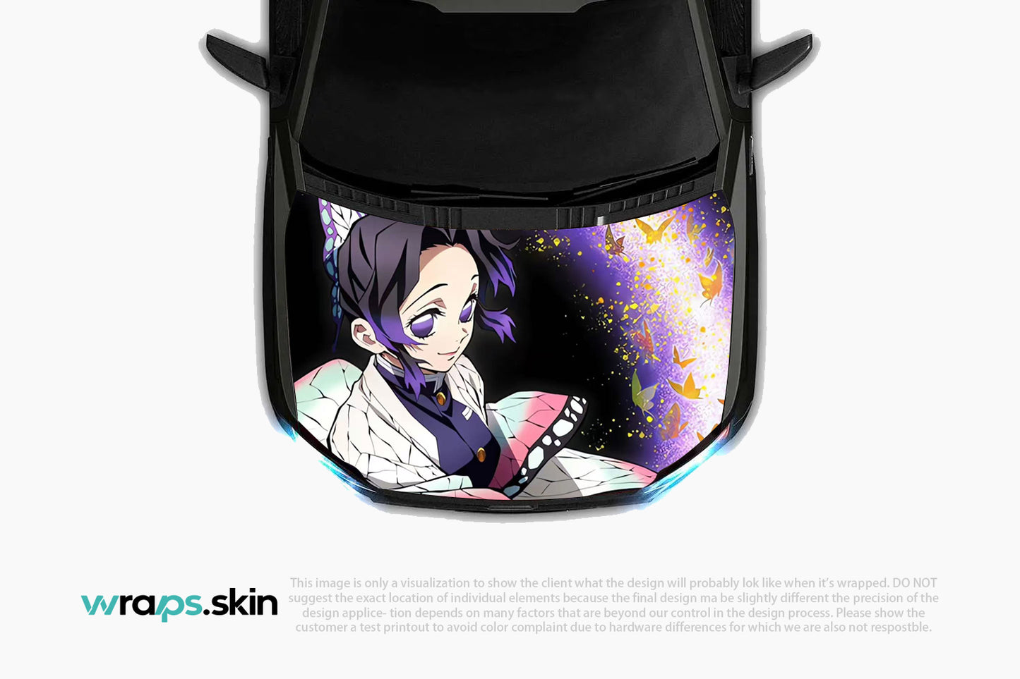 Ethereal Wings Premium Custom Hood Wrap
