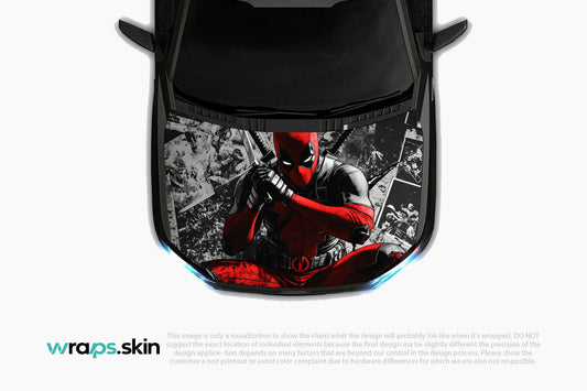 Crimson Rogue - Premium Custom Hood Wrap