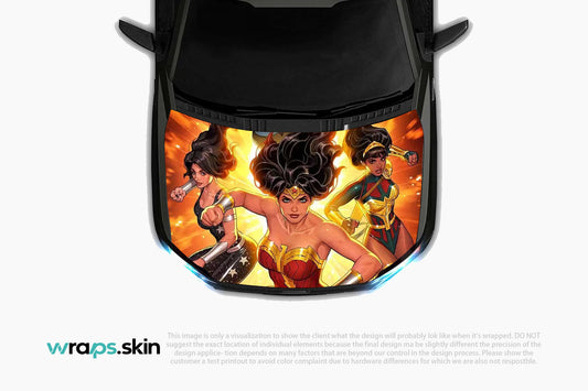 Premium Custom Anime Character Hood Wrap Heroic Trinity Alliance Series