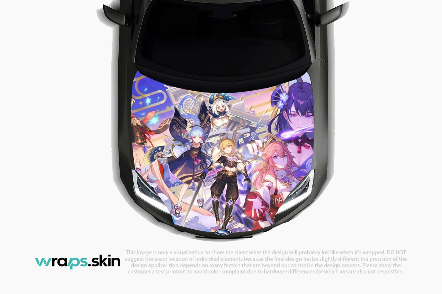 Celestial Wanderers Premium Custom Hood Wrap