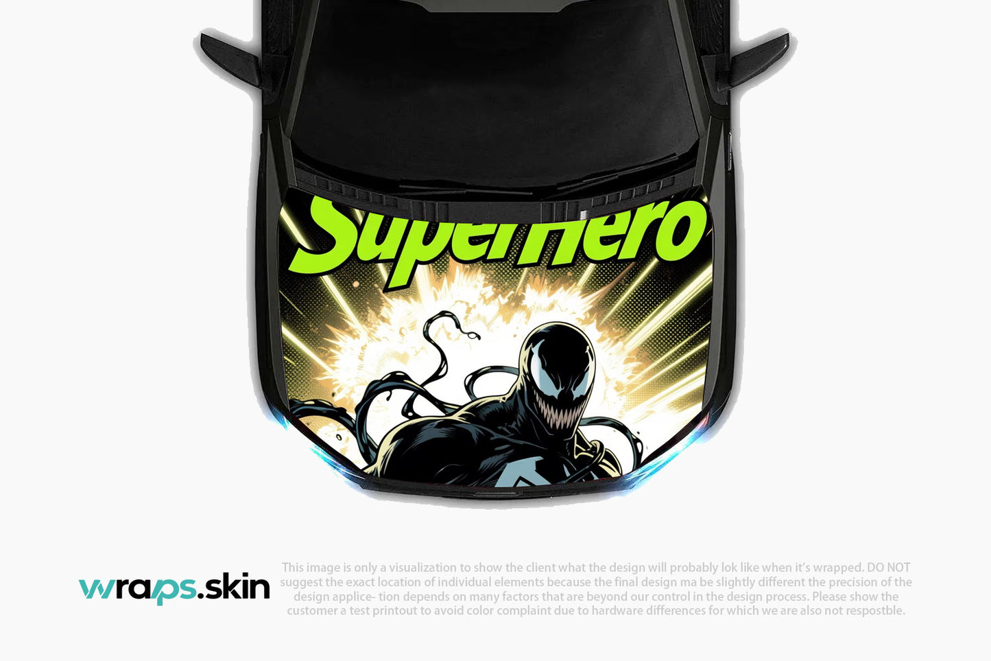 Dark Entity Custom Hood Wrap