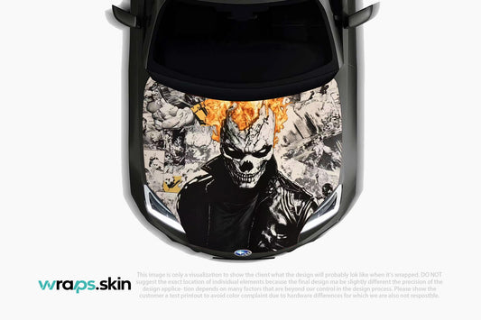 Premium Custom Anime Character Hood Wrap Phantom Flame Chronicle Series