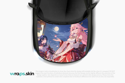 Sakura Moonlight Premium Custom Hood Wrap