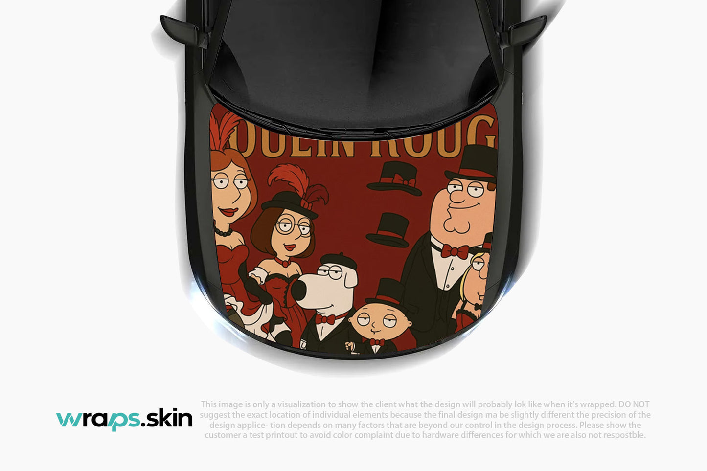 Theatrical Elegance Premium Custom Hood Wrap