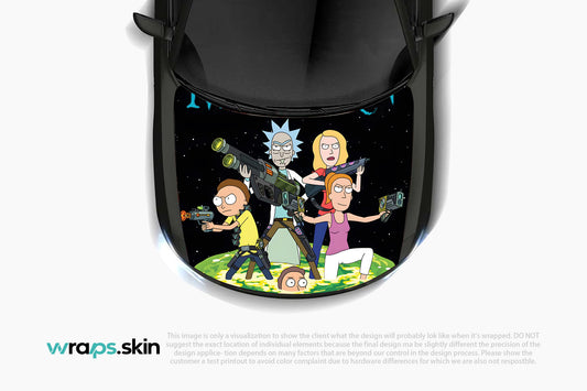 Interdimensional Adventures Premium Custom Hood Wrap