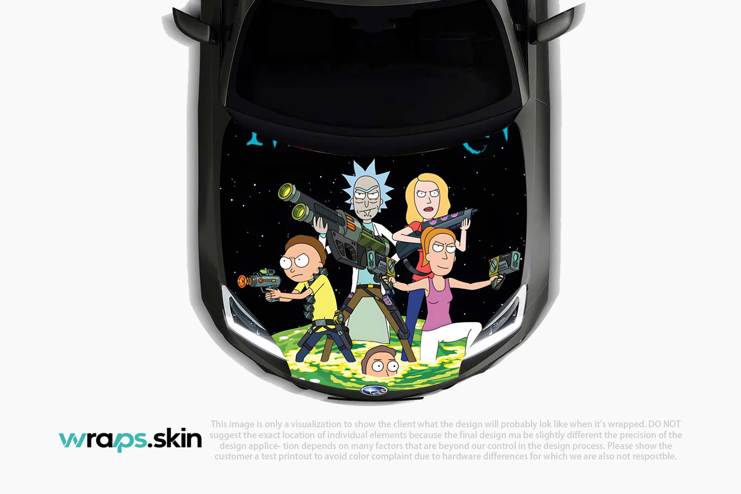 Interdimensional Adventures Premium Custom Hood Wrap