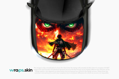 Titan's Wrath Premium Custom Hood Wrap