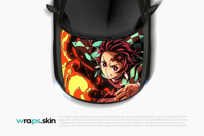 Blazing Spirit  Premium Custom Hood Wrap