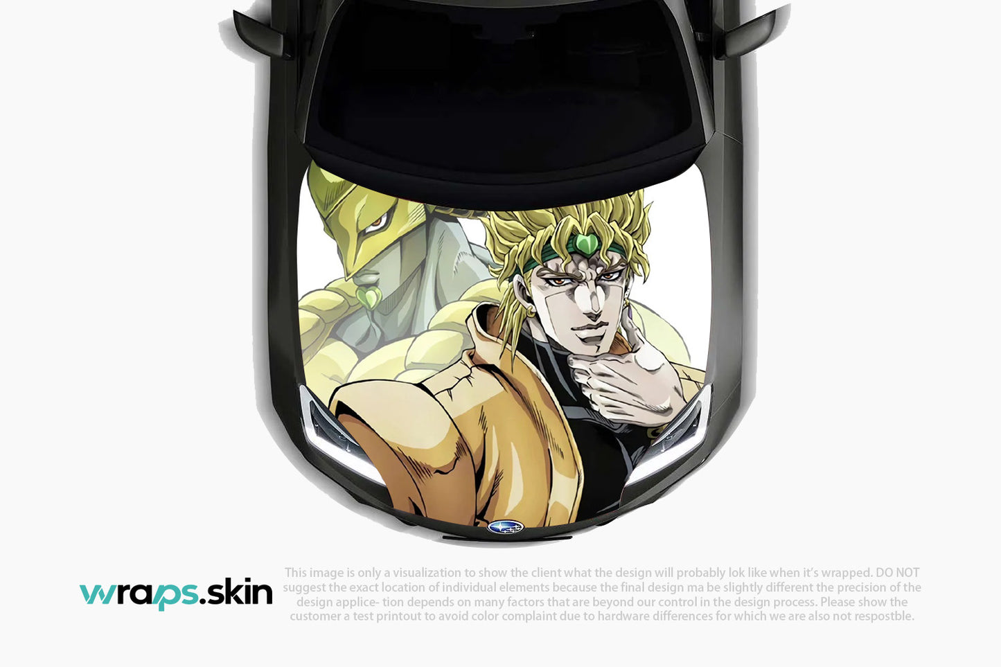 Golden Supremacy Premium Custom Hood Wrap