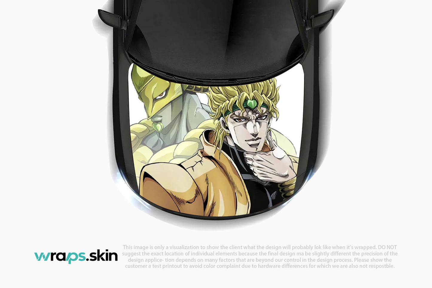 Golden Supremacy Premium Custom Hood Wrap