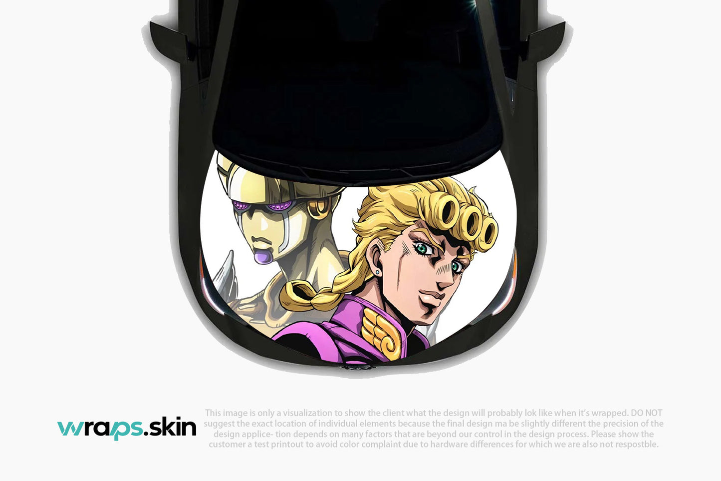 Golden Ambition Premium Custom Hood Wrap