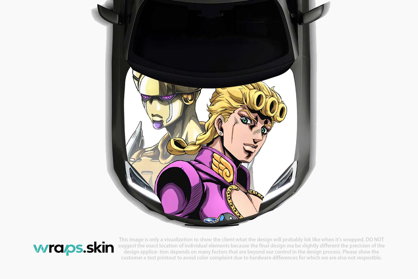Golden Ambition Premium Custom Hood Wrap