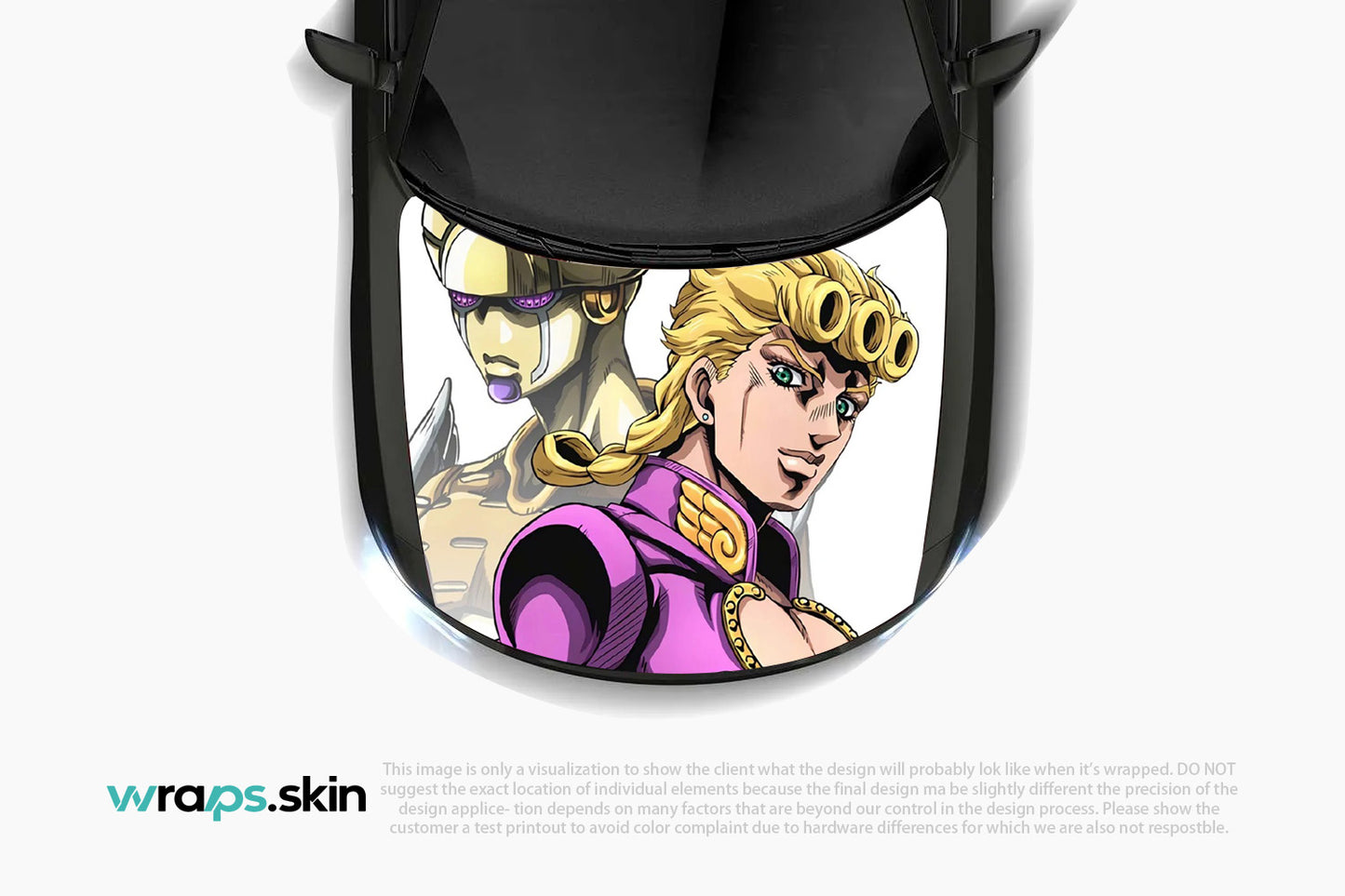 Golden Ambition Premium Custom Hood Wrap