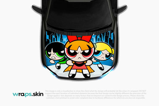 Premium Custom Anime Character Hood Wrap Urban Guardians Alliance Series
