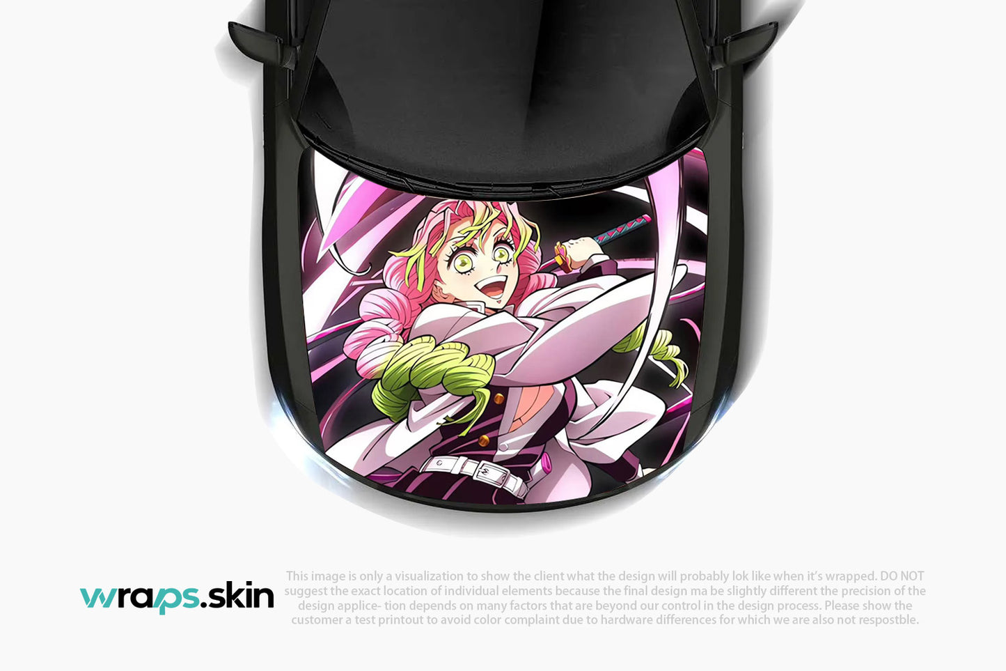 Passionate Heart Premium Custom Hood Wrap