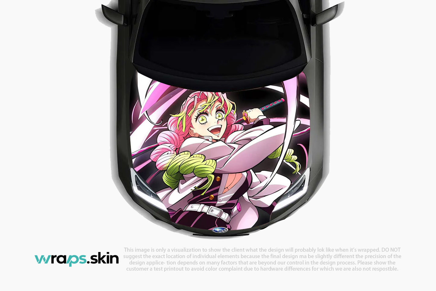 Passionate Heart Premium Custom Hood Wrap