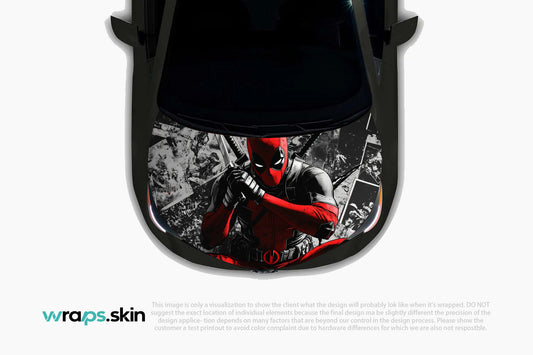 Crimson Rogue - Premium Custom Hood Wrap