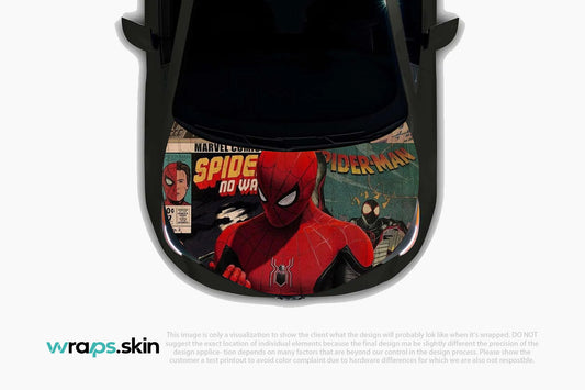 Dynamic Web-Slinger Themed Hood Wrap