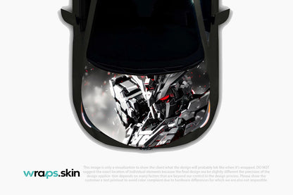 Mecha Warrior Custom Hood Wrap