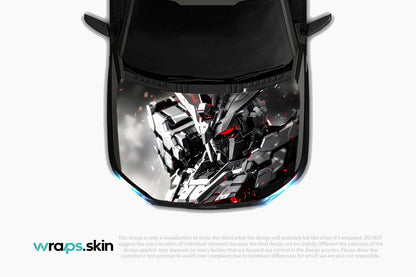 Mecha Warrior Custom Hood Wrap